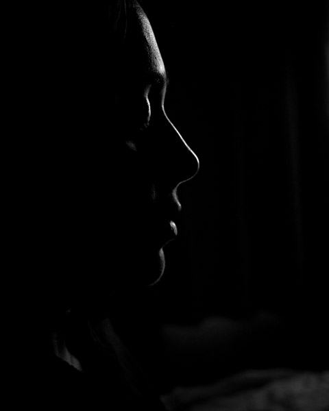 Model profile in silhouette - Seville, Spain (2016)